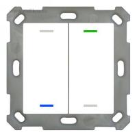 MDT BE-TAL5502.01 Выключатель кнопочный Lite 55 RGBW