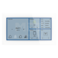 MDT BE-GTSP6TW.01S KNX Glass Touch Smart Plus 6 дюймов, KNX Secure, белый